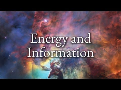 Energy and Information | The Evolution of Meaning