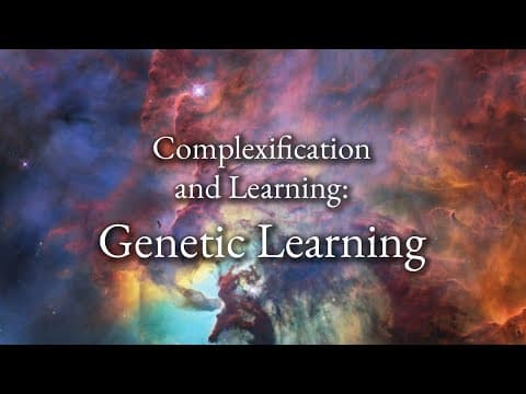 Complexification and Learning: 2. Genetic Learning | The Evolution of Meaning