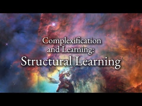 Complexification and Learning: 1. Structural Learning | The Evolution of Meaning