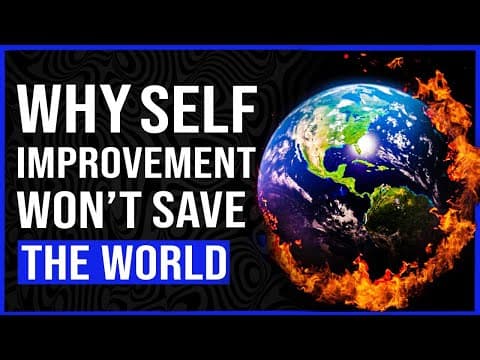 Why Self Improvement Won't Save the World | Stephen Jenkinson